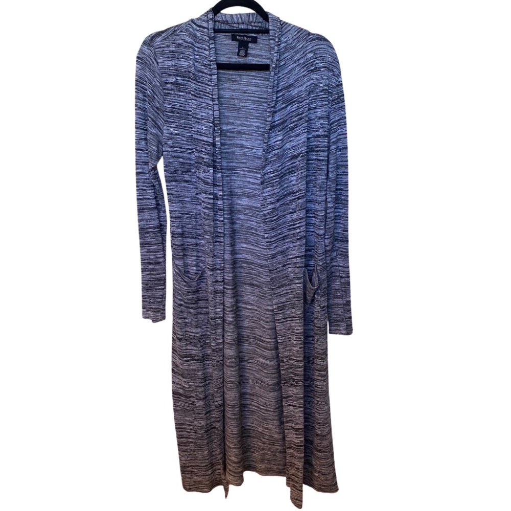 White House Black Market Gray Duster Sweater